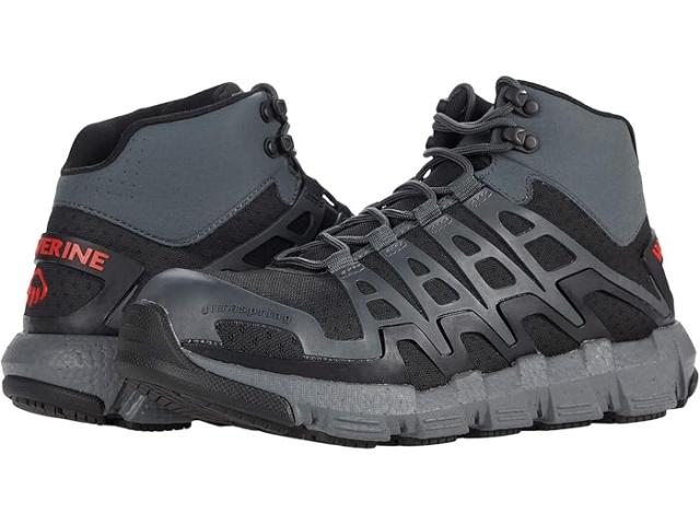 (取寄) ウルヴァリン メンズ レブ デュラショックス ウルトラスプリング ミッド カーボンマックス Wolverine men Wolverine Rev Durashocks Ultraspring Mid CarbonMAX Charcoalの通販は