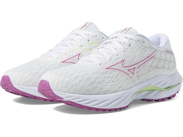 (取寄) ミズノ レディース ウェーブ インスパイア 20 Mizuno women Wave Inspire 20 White/Rosebud