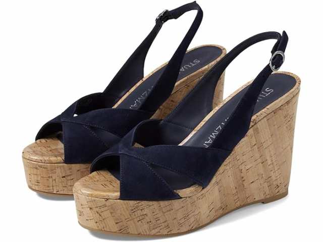 (取寄) スチュアート ワイツマン レディース カルメン ウェッジ Stuart Weitzman women Stuart Weitzman Carmen Wedge Nice Blueの通販は