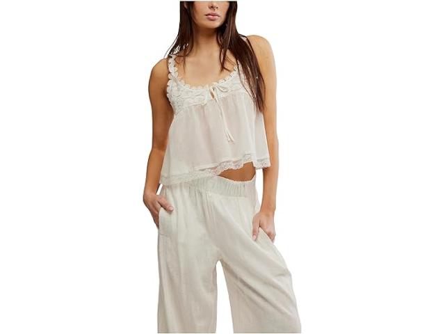 (取寄) フリーピープル レディース スティービー レース タンク Free People women Stevie Lace Tank Clean Ivory