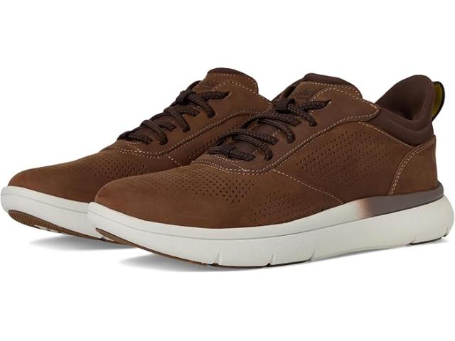 (取寄) フローシャイム メンズ フリート パーフ トゥ エラスティック レース スニーカー Florsheim men Fleet Perf Toe Elastic Lace Sneakers Brown Crazy Horse