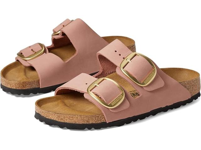 (取寄) ビルケンシュトック レディース アリゾナ ビッグ バックル - ヌバック レザー Birkenstock women Arizona Big Buckle - Nubuck Leather Old Rose Nubuck
