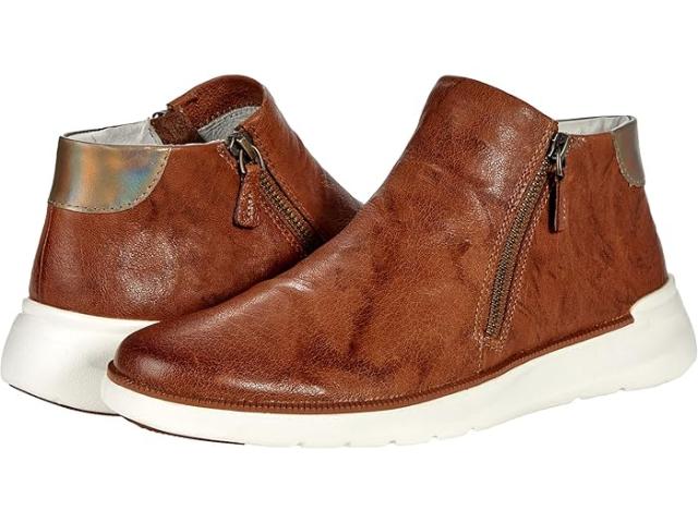 (取寄) ジョンストン&マーフィー レディース エメリー ジップ ブーティ Johnston & Murphy women Johnston & Murphy Emery Zip Bootie Cognac Washed Sheepskinの通販は 31,577円
