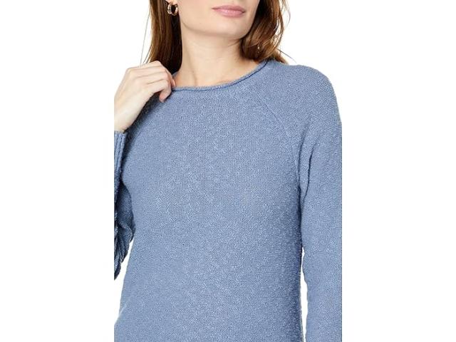 (取寄) エルエルビーン レディース ミッドウエイト コットン スラブ ロールネック プルオーバー L.L.Bean women L.L.Bean Midweight Cotton Slub Rollneck Pullover Soft Indigo