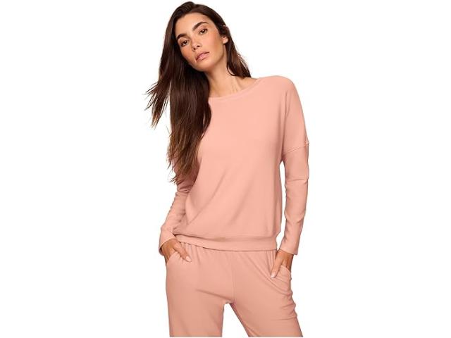 (取寄) エバージェイ レディース ソフテスト スウェッツ プルオーバー Eberjey women Softest Sweats Pullover Velvet Pink