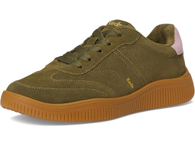 ケッズ Keds Contest レースアップ レディース スニーカー Olive/Pink