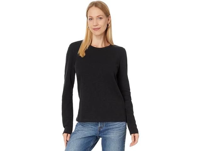 (取寄) リラ P レディース ロング スリーブ クルーネック Lilla P women Long Sleeve Crewneck Black