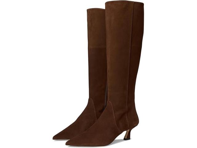 (取寄) スチュアート ワイツマン レディース ヴィニー ジップ ブーツ 50 Stuart Weitzman women Vinnie Zip Boots 50 Deep Coffee