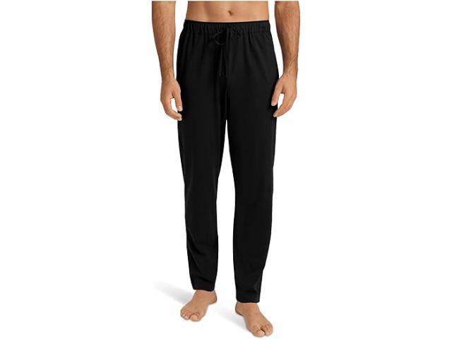 (取寄) ハンロ メンズ ナイト アンド デイ ニット ラウンジ パンツ Hanro men Night and Day Knit Lounge Pants Black 1