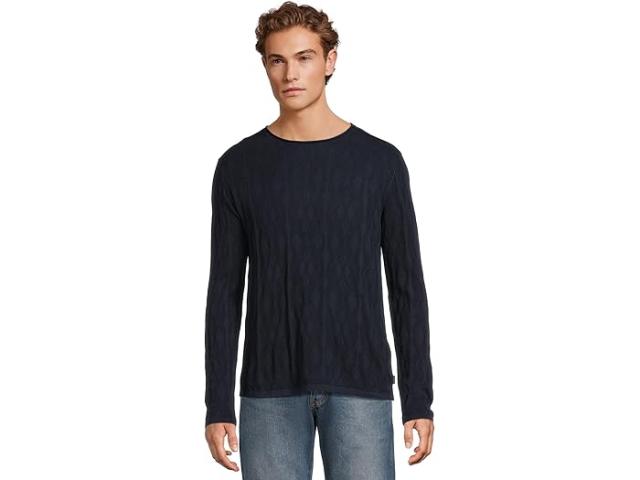 (取寄) ジョン バルベイトス メンズ ブライセン クルー John Varvatos men Brycen Crew Y2541W25 Navy