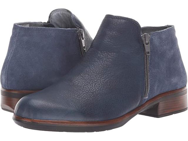 (取寄) ナオト レディース ヘルム Naot women  Helm Ink Leather/Midnight Blue Suede