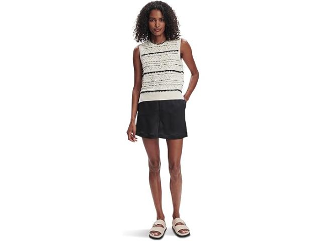 (取寄) バーリー レディース アテナ ポインテール ニット ベスト Varley women Athena Pointelle Knit Vest Egret