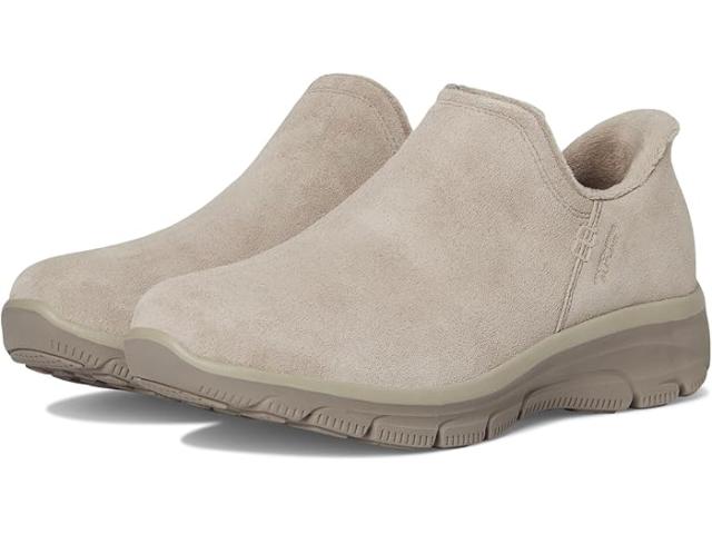 (取寄) スケッチャーズ レディース イージー ゴーイング - モダン アワー スエード ハンズ フリー スリップインズ SKECHERS women Easy Going - Modern Hour Suede Hands Free Slip-Ins Taupe
