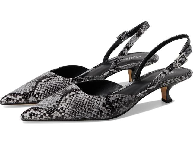 (取寄) マイケルコース レディース ルナ キトン スリング ポンプ MICHAEL Michael Kors women MICHAEL Michael Kors Luna Kitten Sling Pump Quarry Greyの通販は