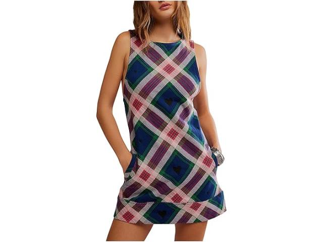 (取寄) フリーピープル レディース プレイド ミニ Free People women Carven Plaid Mini Berry Combo