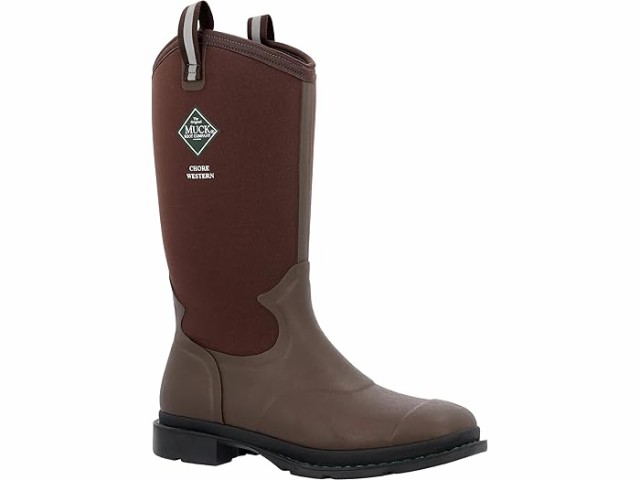 (取寄) オリジナル ムック ブーツ カンパニー メンズ チョア ウェスタン トール The Original Muck Boot Company men The Original Muck Boot Company Chore Western Tall Dark Brownの通販は