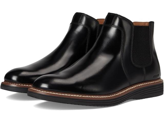 (取寄) ジョンストン&マーフィー メンズ アップトン チェルシー ブーツ Johnston & Murphy men Upton Chelsea Boots Black Full Grain