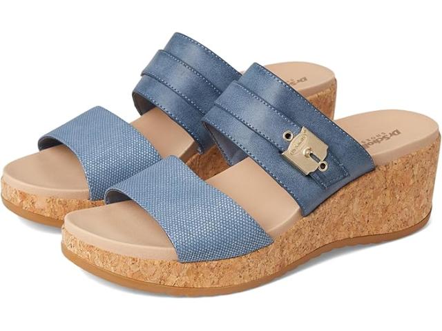 (取寄) ドクターショール レディース カリ ヴィーブ ウェッジ サンダル Dr. Scholl's women Dr. Scholl's Cali Vibe Wedge Sandal Oxide Blueの通販は 18,101円