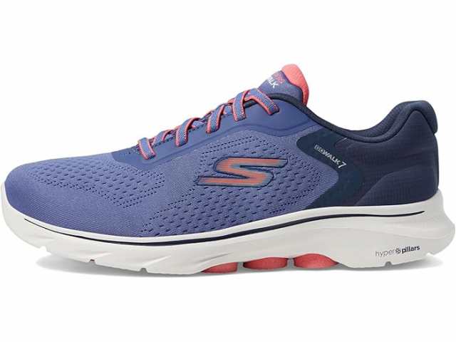 (取寄) スケッチャーズ パフォーマンス レディース ゴー ウォーク 7 - コズミック ウェーブ SKECHERS Performance women SKECHERS Performance Go Walk 7 - Cosmic Waves Navy/Coralの通販は