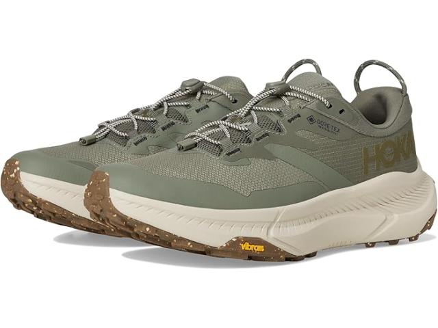 (取寄) ホカオネオネ メンズ トランスポート ゴア-テックス Hoka men Transport GORE-TEX Slate/Oat Milk 1