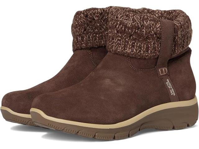 (取寄) スケッチャーズ レディース イージー ゴーイング - コージー ウェザー 2 スエード ハンズ フリー スリップインズ SKECHERS women Easy Going - Cozy Weather 2 Suede Hands Free Slip-ins Chocolate