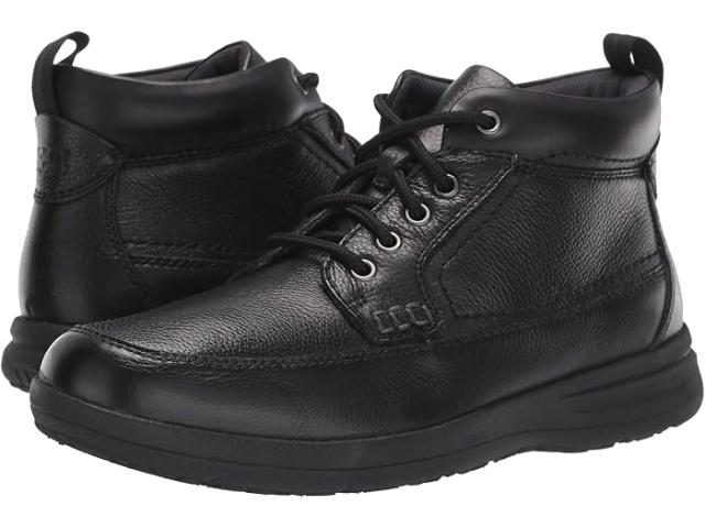 (取寄) ナン ブッシュ メンズ カム モック トゥ ブーツ Nunn Bush men Cam Moc Toe Boot Black Tumbled