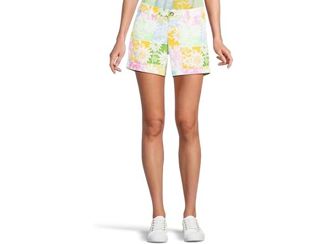 (取寄) リリー ピュリッツァー レディース キャラハン ストレッチ ショーツ Lilly Pulitzer women Callahan Stretch Shorts Multi Via Sunny Sunflowers