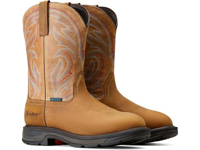 (取寄) アリアット メンズ ワークホッグ Xt ウォータープルーフ ワーク ブーツ Ariat men Ariat WorkHog XT Waterproof Work Boots Distressed Brownの通販は 42,396円