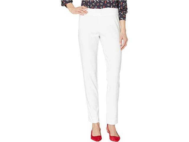 (取寄) クレイジー ラリー レディース マイクロファイバー ロング スキニー ドレス パンツ Krazy Larry women  Microfiber Long Skinny Dress Pants White
