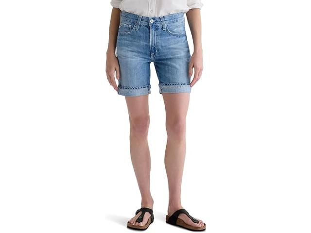 (取寄) AGジーンズ レディース エックス-ボーイフレンド ミッドライズ スロウチ ショーツ イン 17 イヤーズ ダイバージェント AG Jeans women Ex-Boyfriend Mid-Rise Slouchy Shorts in 17 Years Divergent 17 Years Divergent