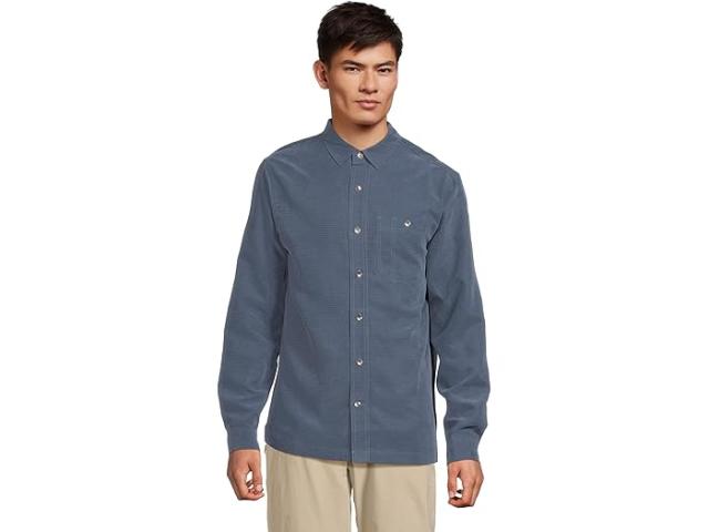 (取寄) ロイヤルロビンズ メンズ モハーベ パッカー ロング スリーブ  Robbins men Mojave Pucker Long Sleeve Collins Blue