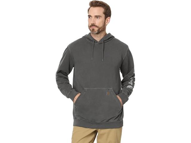 (取寄) カーハート メンズ リラックスド-フィット フィット ミッドウエイト フレンチ テリー グラフィック スウェットシャツ Carhartt men Relaxed Fit Midweight French Terry Graphic Sweatshirt Shadow