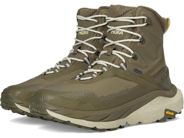 (取寄) ホカオネオネ メンズ カハ 2 フロスト GTX Hoka men Kaha 2 Frost GTX Antique Olive/Oyster Mushroom