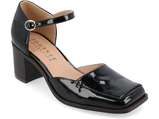 (取寄) ジュルネ コレクション レディース エヴァンジェリン Journee Collection women Evangeline Patent/Black