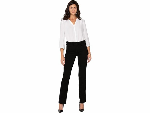 (取寄) エヌワイディージェイ レディース マリリン ストレート イン ブラック NYDJ women NYDJ Marilyn Straight in Black Blackの通販は