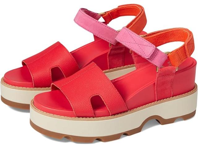 (取寄) ソレル レディース ジョアニー Iv アンクル ストラップ ウェッジ SOREL women SOREL Joanie IV Ankle Strap Wedge Red Glo/Honey Whiteの通販は