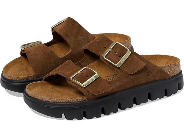 (取寄) ビルケンシュトック レディース パピリオ バイ アリゾナ チャンキー サンダル - スエード Birkenstock women Birkenstock Papillio by Birkenstock Arizona Chunky Sandal - Suede Dark Teaの通販は