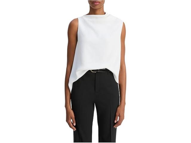 (取寄) ヴィンス レディース A-ライン アシンメトリカル ドレープド トップ Vince women A-line Asymmetrical Draped Top Off White