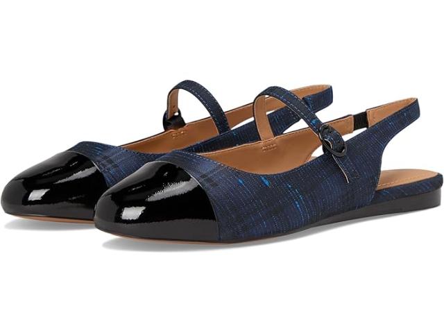 (取寄) ジョンストン&マーフィー レディース クレア スリングバック メアリー ジーン Johnston & Murphy women Claire Slingback Mary Jane Navy