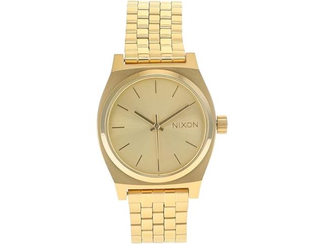 (取寄) ニクソン レディース ミディアム タイム テラー Nixon women Medium Time Teller All Gold
