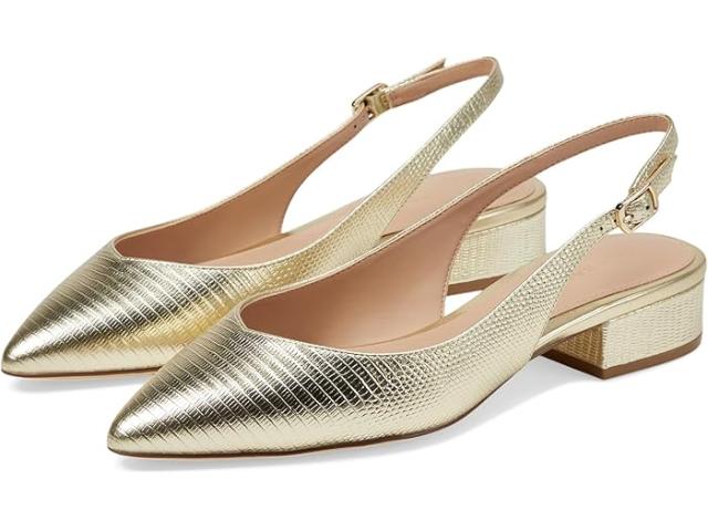 (取寄) コールハーン レディース メイジー スリングバック フラッツ Cole Haan women Cole Haan Mazie Slingback Flat Gold Lizard Print