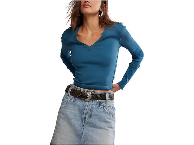 (取寄) フリーピープル レディース ネリア ロング スリーブ Free People women Neria Long Sleeve Still Sea