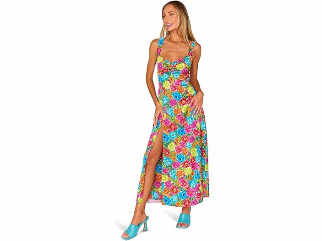(取寄) ショウ ミー ユア ムームー レディース ミナ ミディ ドレス Show Me Your Mumu women Mina Midi Dress Bright floral Soireeの通販は