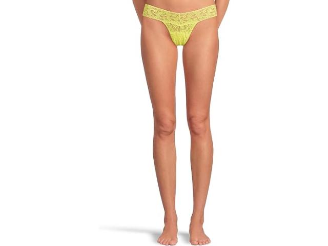 (取寄) ハンキー パンキー レディース シグニチャー レース ロウ ライズ トング Hanky Panky women Signature Lace Low Rise Thong Lemon Meringue