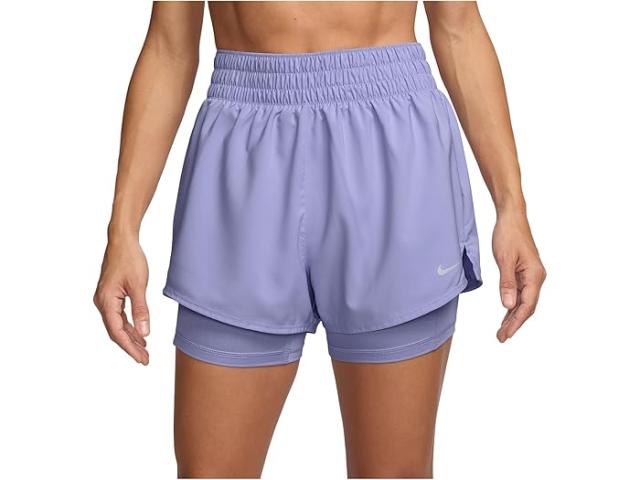 (取寄) ナイキ レディース ワン ドライ-フィット ハイライズ 3 2イン1 ショーツ Nike women One Dri-FIT High-Rise 3