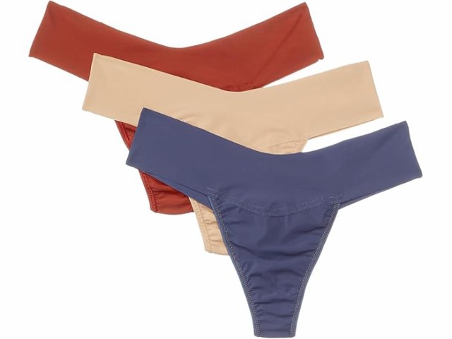 (取寄) ハンキー パンキー レディース ブリーズ ハイ ライズ トング 3-パック Hanky Panky women Hanky Panky Breathe High Rise Thong 3-Pack Sundried Tomato/Nightshade/Taupeの通販は
