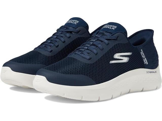 (取寄) スケッチャーズ パフォーマンス レディース ゴー ウォーク フレックス ハンズ フリー スリップ-インス - グランド エントリー SKECHERS Performance women SKECHERS Performance Go Walk Flex Hands Free Slip-Ins - Grand Entry Navy/White
