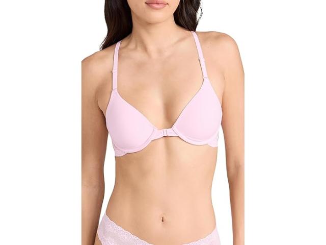 (取寄) ナトリ レディース ラッシュ フロント チューズ コンツアー アンダーワイヤー Natori women Lush Front Close Contour Underwire Peony Pink/White