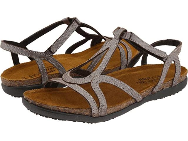 (取寄) ナオト レディース ドリス Naot women  Dorith Silver Threads Leather