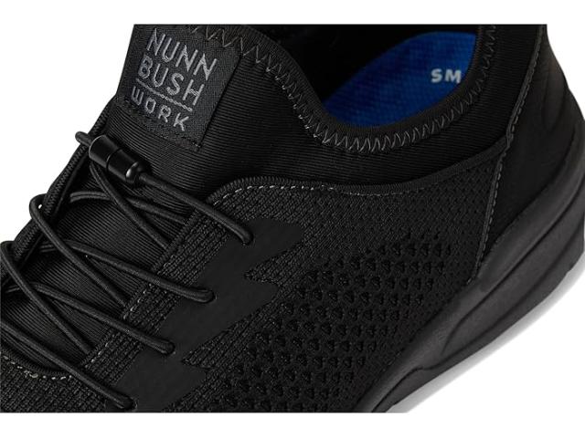 (取寄) ナン ブッシュ メンズ グラッツィエ ワーク オックスフォード スリップ-レジスタント ワーク シューズ アスレチック スタイル スニーカー レース アップ Nunn Bush men Grazie Work Oxford Slip-Resistant Work Shoe Athletic Style Sneaker Lace Up Black